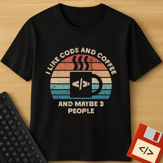 Code Coffee And 3 People