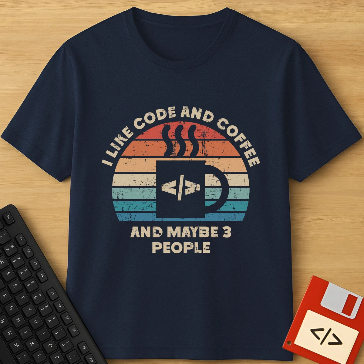 Code Coffee And 3 People