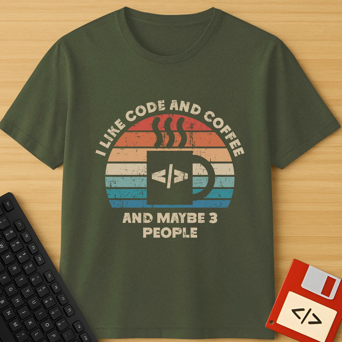 Code Coffee And 3 People