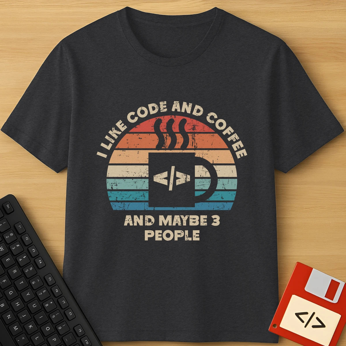 Code Coffee And 3 People