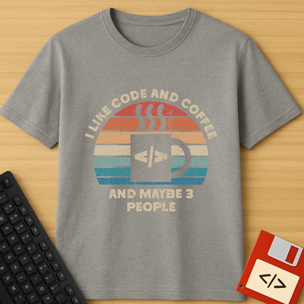 Code Coffee And 3 People